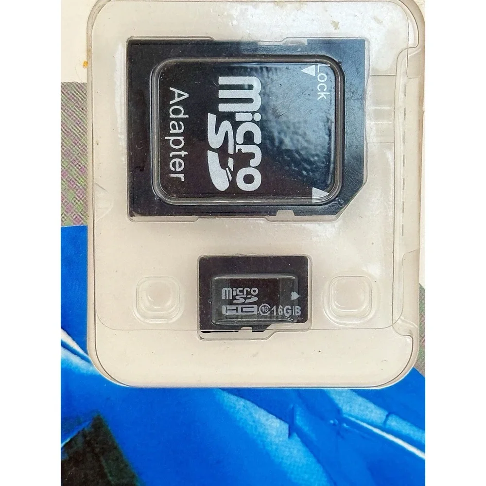 Memory Card Micro SD HC 16 GB With Adapter. New In Packaging. Windows/Mac OS